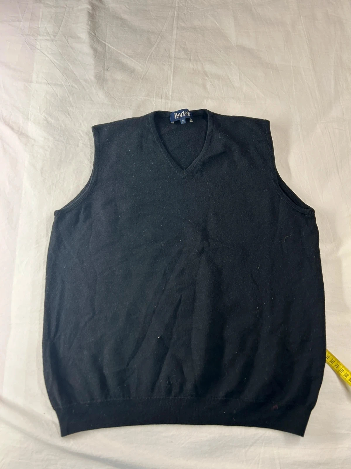 Gilet veston noir Burton en laine